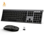 Pack Clavier + Souris Sans Fil WB NB-808 - Design Slim (Touches Silencieuses, 2.4GHz)