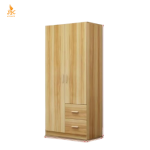 Armoire 2 battants avec 2 tiroirs – Rangement pratique et design moderne