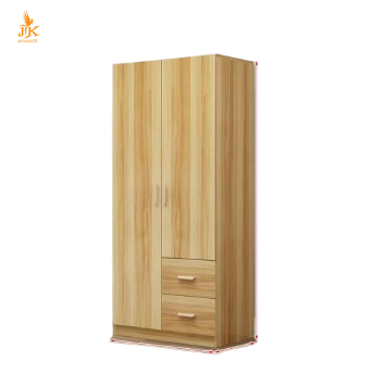 Armoire 2 battants avec 2 tiroirs – Rangement pratique et design moderne