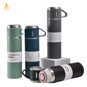 Thermos en Acier Inoxydable 500 ml avec 3 Tasses